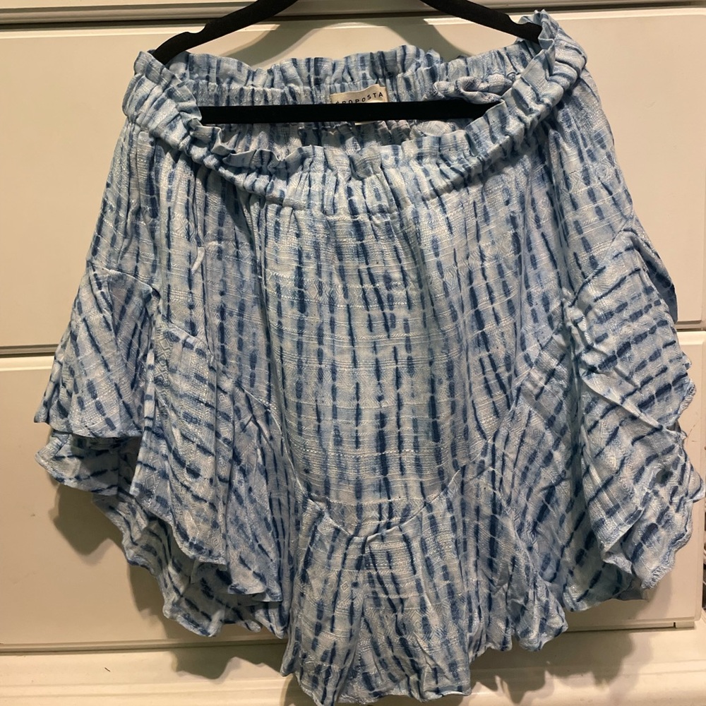 Aeropostale Blue Tie Dye Skirt
